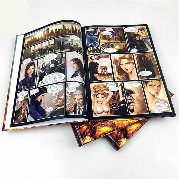 Book Set Customized Comic Book 